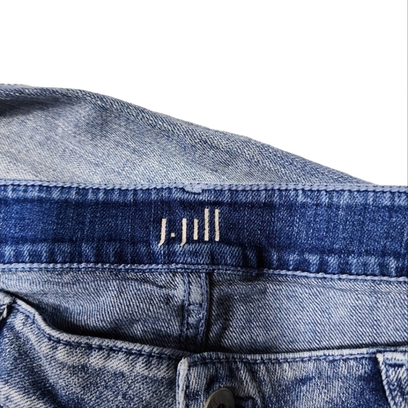 J. Jill Authentic Crop Jeans Size 6 Petite Blue Cropped - Picture 3 of 5